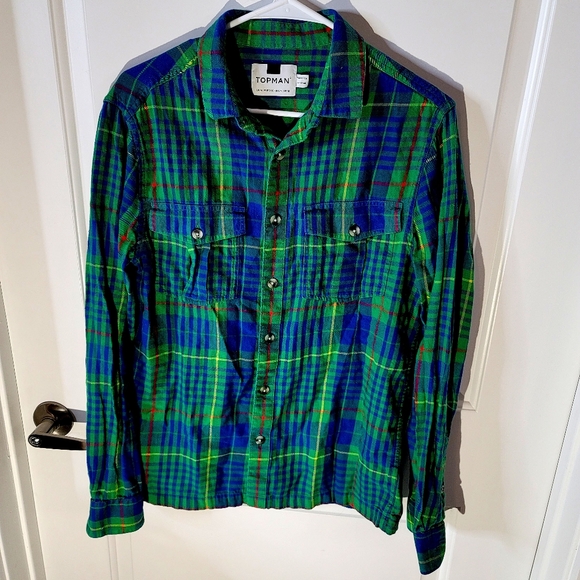 Topman Other - Topman Flannel Button Down Shirt. Perfect Condition!